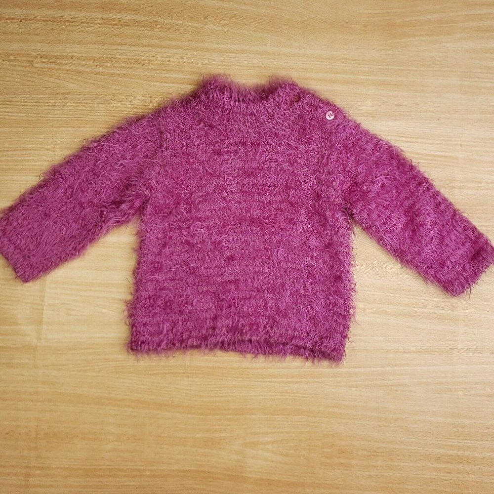 The Childrens Place Purple Toddler Eyelash Sweater